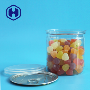Boîte hermétique PET d'emballage de supermarché <span class=keywords><strong>avec</strong></span> couvercle à ouverture facile pour les aliments secs noix épices - Product Image 2