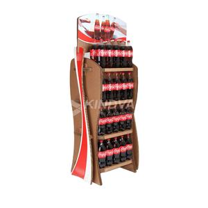 Estante de <span class=keywords><strong>reciclaje</strong></span> para exhibición de suelo, soporte de exhibición de cartón para <span class=keywords><strong>Cola</strong></span>, huevo resistente, venta al por menor - Product Image 2