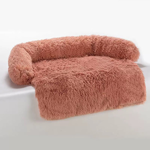 Lit <span class=keywords><strong>pour</strong></span> chat et <span class=keywords><strong>chien</strong></span> en peluche rectangulaire moderne, coussin de canapé amovible et lavable, tapis <span class=keywords><strong>pour</strong></span> animaux de compagnie - Product Image 2