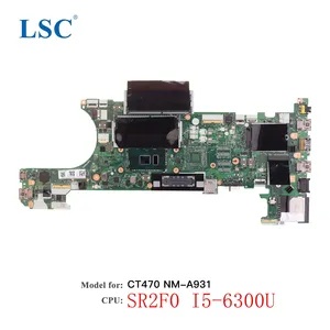 ThinkPad CT470 NM-A931 FRU 01HW539 CPU I5-6300U anakartlar için T470 Laptop anakart nokta mal test 100% çalışma - Product Image 2