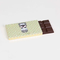 Envoltura de barras de chocolate personalizada, embalaje de barra de chocolate de setas