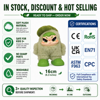 Jouet en peluche personnalisé en coton PP - Personnage d'anime mignon, mascotte, souvenir, cadeau pour enfants