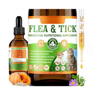 Produit phare : Gouttes <span class=keywords><strong>anti</strong></span>-<span class=keywords><strong>puces</strong></span> et tiques <span class=keywords><strong>pour</strong></span> chats et chiens, favorisant la santé immunitaire de la peau, fabrication OEM disponible - Product Image 1