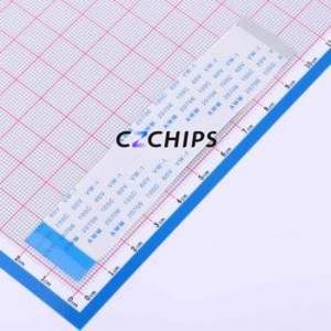 FFC-0.5-40-100-B-4-8 FFC Cable (Flexible Flat Cable) P=0.5mm Connector 40P 0.5mm 0.3mm Reverse - Product Image 1