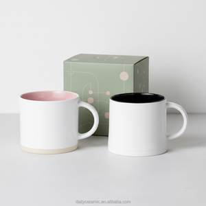 <span class=keywords><strong>Taza</strong></span> <span class=keywords><strong>de</strong></span> Café <span class=keywords><strong>de</strong></span> Cerámica <span class=keywords><strong>Blanca</strong></span> Personalizada <span class=keywords><strong>de</strong></span> 12 oz <span class=keywords><strong>con</strong></span> <span class=keywords><strong>Interior</strong></span> Rosa y Negro, <span class=keywords><strong>Taza</strong></span> <span class=keywords><strong>de</strong></span> Té <span class=keywords><strong>de</strong></span> Gres para Regalos Empresariales - Product Image 6