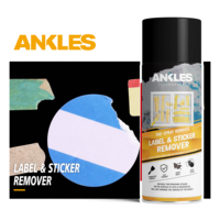 ANKLES En gros 450ml Spray dissolvant de colle liquide pour autocollants muraux et de voiture