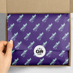 Logotipo impreso personalizado Papier Cadeau Papel de regalo Papel de envolver Ropa Flor Papel de seda - Product Image 4