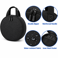 Sac de rangement personnalisé pour câble de recharge de véhicule électrique, étui organisateur rond portable et étanche pour câble de chargeur de véhicule OEM ODM