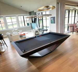 Mesa <span class=keywords><strong>de</strong></span> <span class=keywords><strong>Billar</strong></span> <span class=keywords><strong>de</strong></span> Pizarra <span class=keywords><strong>de</strong></span> Alta Calidad, <span class=keywords><strong>7</strong></span>, 8 y 9 <span class=keywords><strong>Pies</strong></span>, Color Negro, con Luz LED Colgante, Gran Venta 2026 - Product Image 3