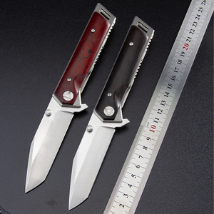 Trong Kho 4.8-Inch Ngoài Trời Gấp Pocket Dao Cho Săn Bắn Và Sự Sống Còn Gỗ Xử Lý Cắm Trại Dao - Product Image 2