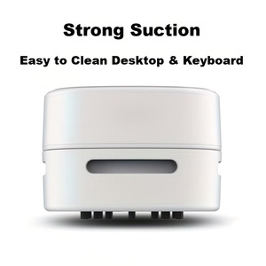Mini <span class=keywords><strong>aspirateur</strong></span> de bureau <span class=keywords><strong>sans</strong></span> <span class=keywords><strong>fil</strong></span> portatif, dépoussiéreur robotique, aspiration 1000Pa, faible bruit 60dB, réservoir de poussière 0,1L pour la maison et le bureau - Product Image 3