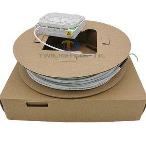 Kit Preco FTTH 4FO G657A2 70m Formato PTO Presa a Muro/DIN con Connettori SC APC con Otturatore - Product Image 2