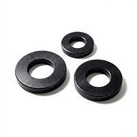 Arruelas Redondas de Aço Oxidado Preto Huayu (Modelo Personalizável) para Montagem de Estruturas Metálicas e Ferragens Industriais