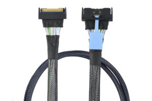 Câble SlimSAS série 8654 Micro droit à droit 0.6M avec câble Mini SAS de haute qualité - Product Image 6