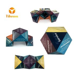 مكعب سحري مغناطيسي قابل للطي بتصميم مخصص وطباعة شعار إعلاني ترويجي، 7 سم، لعبة بازل ماسية قابلة للطي - Product Image 1