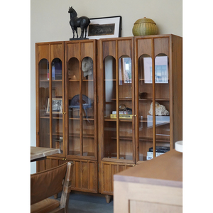 Armoire de rangement multifonctionnelle contemporaine en teck birman, gain de place, 5+ tiroirs, étagères pour salon, cuisine, bureau, hôtel - Product Image 1