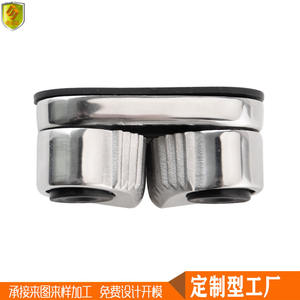 Clip de corde à roulement à billes en acier inoxydable 316, clip automatique pour bateau à voile, pour équipement de fitness, clips de corde de pilates - Product Image 2