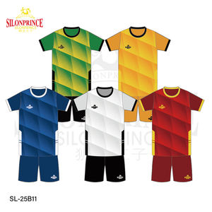 סיטונאי מחיר סביר כדורגל רגיל ללבוש גברים כדורגל גברים כחול חולצת כדורגל לבן מבוגרים - Product Image 1