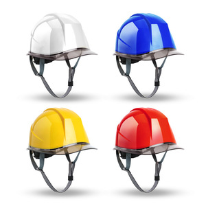 Likai Safety Helmet ABS Construction Site Head Protection Breathable Yellow Red White Blue Mixed Colors - Product Image 4