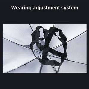 Оптовая продажа, унисекс, складная шляпа-зонтик с эластичной лентой, рыболовный зонт, кепка, уличная Складная головная убор, шляпа-зонтик - Product Image 4