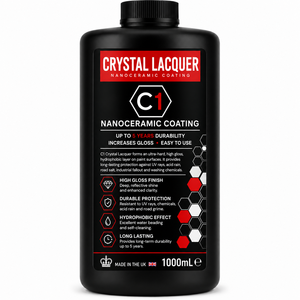 LAQUE CRISTAL C1 1000ml Revêtement Céramique Nano Professionnel pour Voitures Haute Brillance Hydrophobe Longue Durée Protection de la Peinture Automobile - Product Image 1