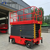 Plateforme élévatrice mobile à ciseaux, machine de levage hydraulique robuste pour les projets d'aménagement paysager et l'entretien des pipelines industriels