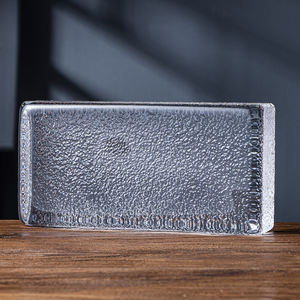 ADEL Bloques de Vidrio Sólido Transparente con Patrones de Cáscara de Naranja 50/100/200, Bloques de Vidrio Transparente de Cinco Caras para Construcción, Ladrillos Transparentes para Pared - Product Image 3