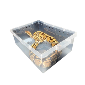 USMILE Di Grande Successo Rack Professionale Portatile Multicolore da Interno in Materiale PP Trasparente per Serpenti Terrario per Rettili - Product Image 1