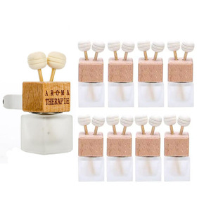 Flacon en verre vide de 8 ml pour diffuseur d'huiles essentielles et parfums, avec clip de fixation pour grille d'aération de voiture - Product Image 6