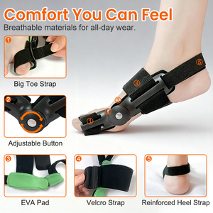 Aiwecare Flexible Bunion Corrección Brace - Hallux Valgus Ortopédico Alineación del dedo del pie y alivio del dolor - Product Image 5