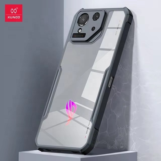 Xundd for Asus ROG Phone 9 Pro Case Transparent Phone Cover Shockproof Bumper for Asus ROG 9 8 7 6 5 Pro Protective Cases