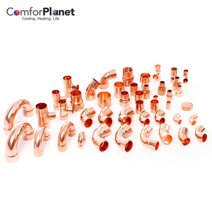 Raccords de tuyauterie en cuivre pour climatisation de haute qualité, différents types, réfrigération, 22 mm, presse, plomberie - Product Image 3