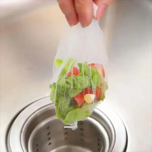 Disposable <b>Kitchen</b> Sink Filter Sewer Drain Anti-blocking Garbage Bag Pool Leak Mesh Bag Mesh Strainer Sink Garbage Net - Product Image 6