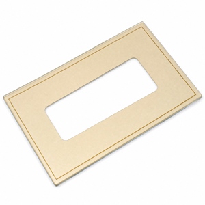 Panneau en verre trempé avec découpe carrée, écran plat noir, finition polie, design minimaliste, haute résistance - Product Image 4