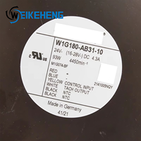 原装 W1G180-AB31-10 AC 24V 200x70mm 圆形 529.7FM 68dBA 93W 4.3A 带线连接器 逆变器轴流冷却风扇 PWM 调速风扇