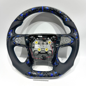 Volant en fibre de carbone et capuchon décoratif rouge pour Chevrolet Camaro C7 C8 <span class=keywords><strong>Corvette</strong></span>, directement de l'usine - Product Image 1