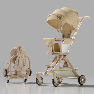 <span class=keywords><strong>Poussette</strong></span> bébé pliable légère <span class=keywords><strong>en</strong></span> métal personnalisable à quatre roues, <span class=keywords><strong>poussette</strong></span> portable <span class=keywords><strong>2</strong></span> <span class=keywords><strong>en</strong></span> <span class=keywords><strong>1</strong></span>, grande roue arrière, pour les enfants de 3 ans, intérieur - Product Image 6