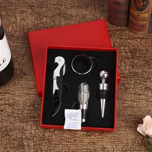 Strumenti da Bar regalo elegante Set di Sommelier per vino con confezione regalo, Kit apribottiglie per cavatappi, Kit apribottiglie per vino