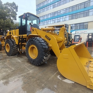 Used Cat 966 medium wheel loader low hours original from Japan Classic heavy-duty <b>model</b> efficient for quarries construction port - Product Image 1