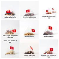 Groothandel Gezondheidsthee Bloemengeur Aanpasbare Driehoekige Zakverpakking Chinese Kruiden Bulk Gemengde Gedroogde Fruitthee Doos Ja Kruid