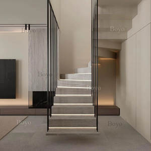 Carreaux de marbre gris César chinois personnalisés, surface en cuir antique, antidérapants, carreaux de sol en marbre poli <span class=keywords><strong>60x60</strong></span> - Product Image 6