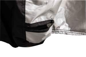 Couverture durable 210D 300D 420D Polyester Oxford Luxe Nuit Conception Réfléchissante Étanche à la poussière pour moto Auvents Garages - Product Image 5