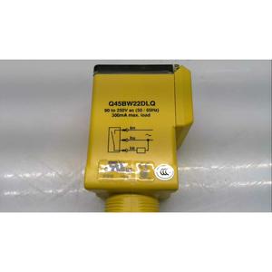Banner Engineering Q45BW22DLQ Photoelectric Sensor SPST 90-250 V AC <b>Diffuse</b> 1.8 Meter Range - Product Image 2
