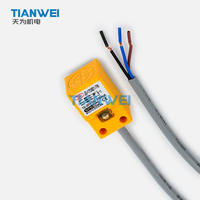 Capteur de proximité inductif carré TPC PROSENSOR JD-1705E1-20M 5 mm NPN NO Câble long de 20 m IP67 10-30 VDC