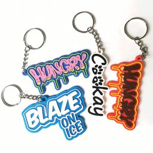 Custom Design logo Name Keychain Soft 2D Rubber Soft PVC Key Chain No Minimum - Product Image 1