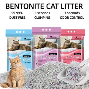 Arena para Gatos Profesional Ecológica de Bentonita en Forma de Bola de 5L 4kg, Aglutinación Rápida, Control Superior de Olores, para Venta al por Mayor - Product Image 1