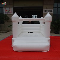 Promotion : Château Gonflable Commercial Blanc Pur pour Location – Château de Saut Gonflable Commercial