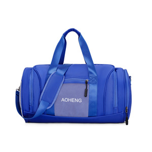 Sac de voyage unisexe en polyester Oxford, sac de sport avec séparation sec/humide, poche à chaussures indépendante, sac à main portable à bandoulière - Product Image 3