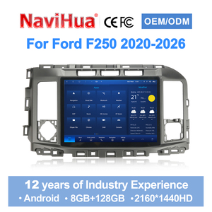 Navihua - Unidad Principal de 13.2 Pulgadas con Pantalla Táctil Carplay para Ford F250 2020-2026, Radio Multimedia, GPS, Sistema de Navegación y Entretenimiento - Product Image 1