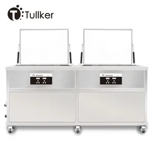 Tullker 135L Two Tanks Filter Dry Cycle DPF Car Parts Golf Ball Motorcycle Printer Head Ultrasonic Cleaning Machine